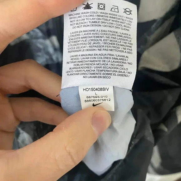 Nike Track & Field Windrunner Camo Mens XL Windbreaker Lightweight Packable - Picture 4 of 7